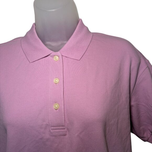 Everlane Organic Cotton Polo Shirt Lavender S Short Sleeve Stretch - Picture 3 of 7